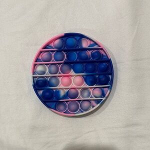 Round Pink and Blue Pop It Fidget Toy